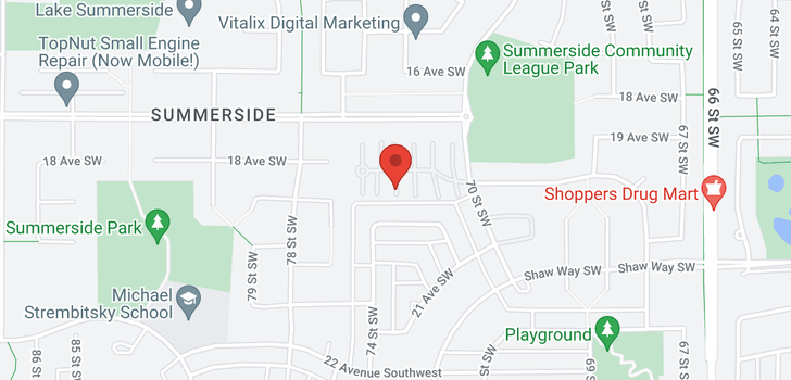 map of #122 1804 70 ST SW
